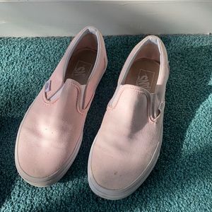 Light Pink Slip On Vans
